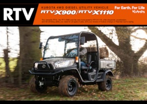 Tractores de uso municipal Kubota RTV X1110 TW  