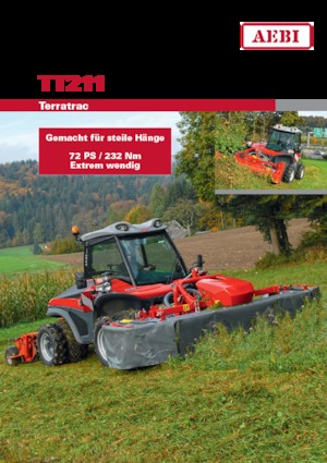 Tractores de uso municipal Aebi TT 211