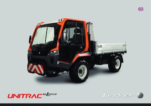 Tractores de uso municipal Lindner Unitrac 112 LDrive