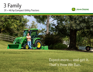 Tractores de uso municipal John Deere 3038 R