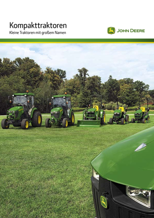 Tractores de uso municipal John Deere 3320