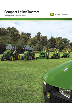 Tractores de uso municipal John Deere 4720