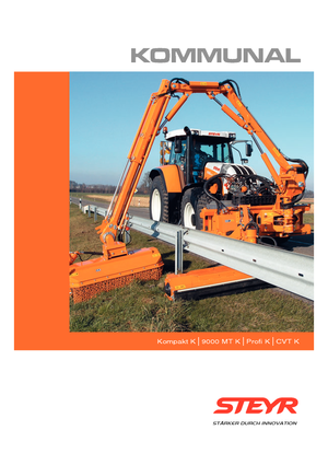 Tractores de uso municipal Steyr 9095 MT K