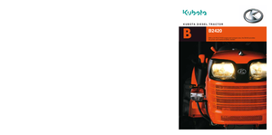 Tractores de uso municipal Kubota B 2420