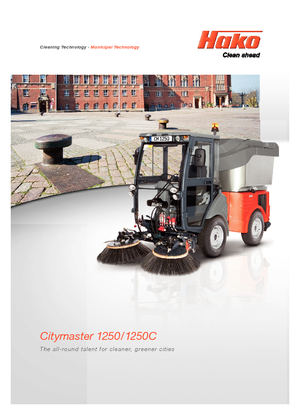 Tractores de uso municipal Hako Citymaster 1250 C