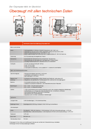 Tractores de uso municipal Hako Citymaster 600