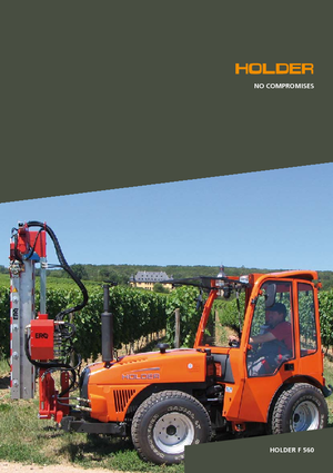 Tractores de uso municipal Holder F 560