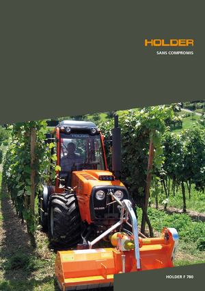 Tractores de uso municipal Holder F 780