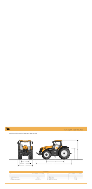 Tractores de uso municipal JCB Fastrac 7200-70