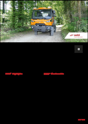 Tractores de uso municipal Aebi MT 770