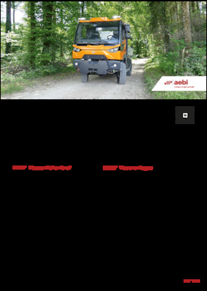 Tractores de uso municipal Aebi MT 760