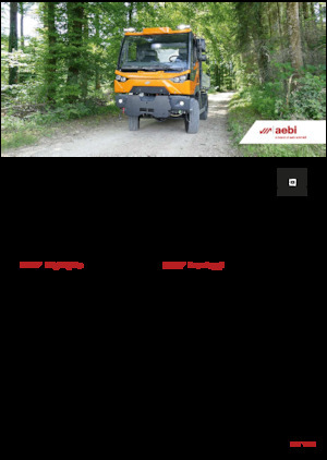 Tractores de uso municipal Aebi MT 770