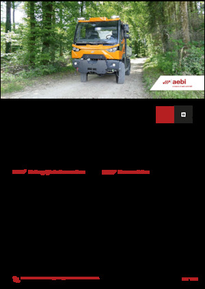 Tractores de uso municipal Aebi MT 760