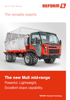 Tractores de uso municipal Reform Werke Muli T8 X pro