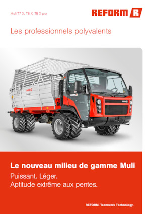 Tractores de uso municipal Reform Werke Muli T8 X pro