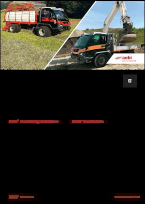 Tractores de uso municipal Aebi TP 470 Vario