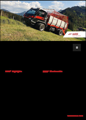 Tractores de uso municipal Aebi TP 470 Vario