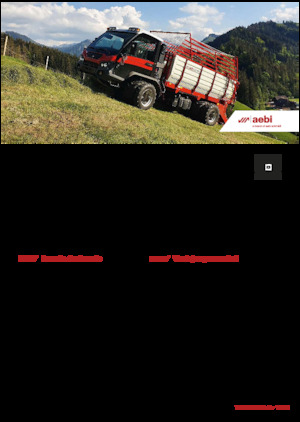 Tractores de uso municipal Aebi TP 470 Vario