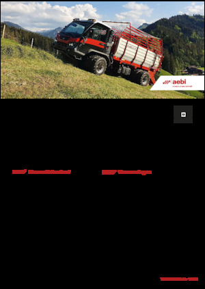 Tractores de uso municipal Aebi TP 470 Vario