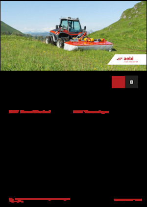 Tractores de uso municipal Aebi TT 211+