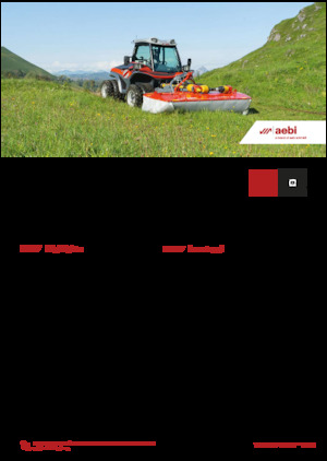 Tractores de uso municipal Aebi TT 211+