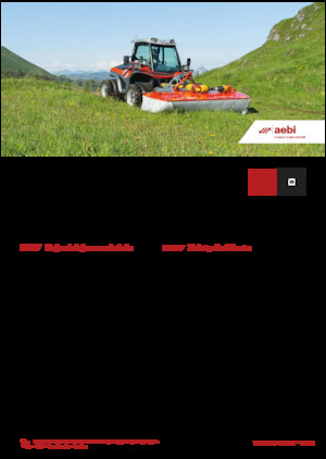 Tractores de uso municipal Aebi TT 211+