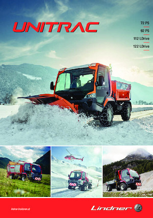 Tractores de uso municipal Lindner Unitrac 92 P5