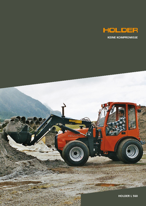 Tractores de uso municipal Holder L 560