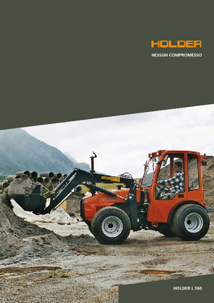 Tractores de uso municipal Holder L 560