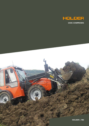 Tractores de uso municipal Holder L 780