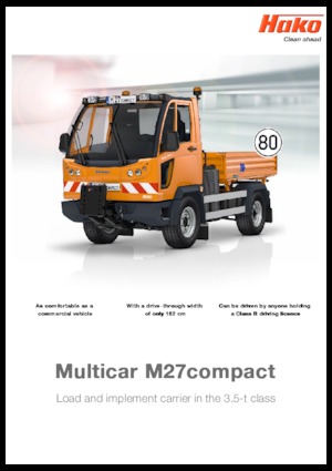 Tractores de uso municipal Hako Multicar M 27compact