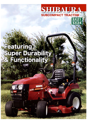 Tractores de uso municipal Shibaura SX 24
