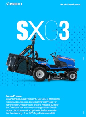 Cortacéspedes y tractores de jardín Iseki SXG 323