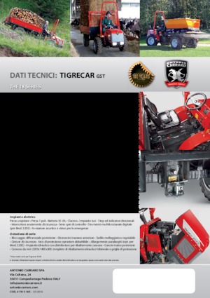 Tractores de uso municipal Carraro Tigrecar 4300 GST
