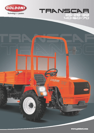 Tractores de uso municipal Goldoni Transcar 25 RS