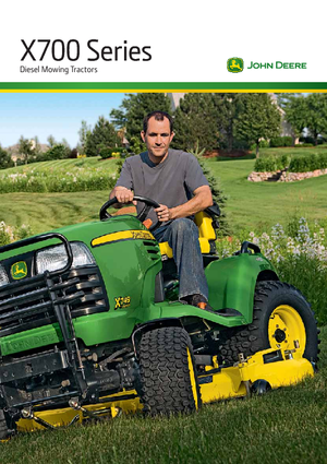 Tractores de uso municipal John Deere X 740