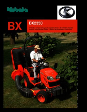 Tractores de uso municipal Kubota BX2350 D