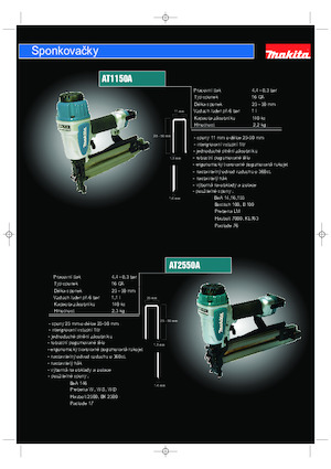 Clavadoras y Grapadoras Makita AT2550A