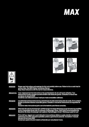 Clavadoras y Grapadoras MAX USA CORP. CN55