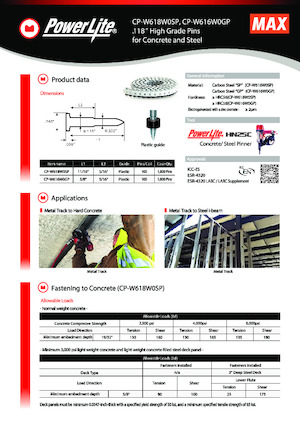Clavadoras y Grapadoras MAX USA CORP. HN25C