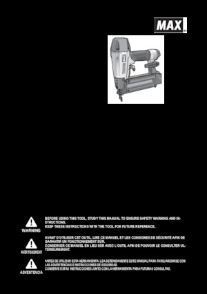 Clavadoras y Grapadoras MAX USA CORP. NF255FA/18