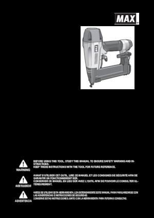 Clavadoras y Grapadoras MAX USA CORP. TA238B/18-6