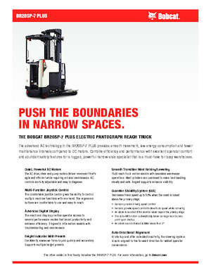 Carretillas para pasillos estrechos VNA Bobcat BR20SP-7 Plus