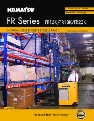 Carretillas para pasillos estrechos VNA Komatsu FR23K-3