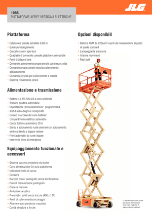 Plataformas de tijeras de ruedas JLG 10RS