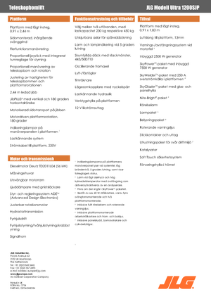 Plataformas telescópicas de ruedas JLG 1200SJP