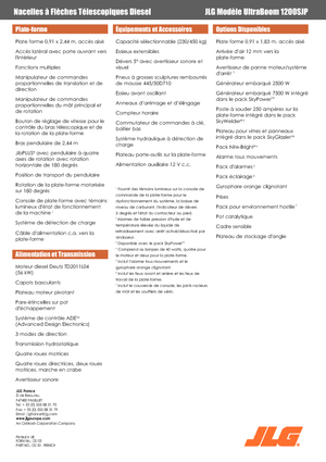 Plataformas telescópicas de ruedas JLG 1200SJP