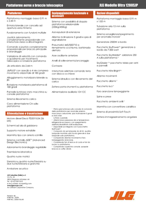 Plataformas telescópicas de ruedas JLG 1200SJP