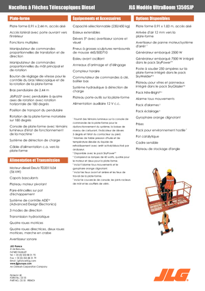 Plataformas telescópicas de ruedas JLG 1350SJP