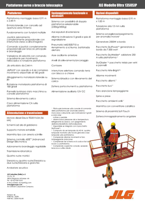Plataformas telescópicas de ruedas JLG 1350SJP